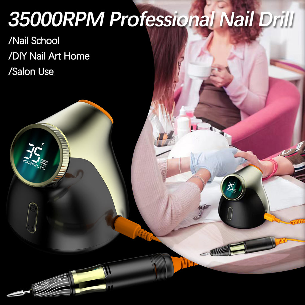 35000RPM Electric Nail Drill-YK-E101 - YokefellowBeauty