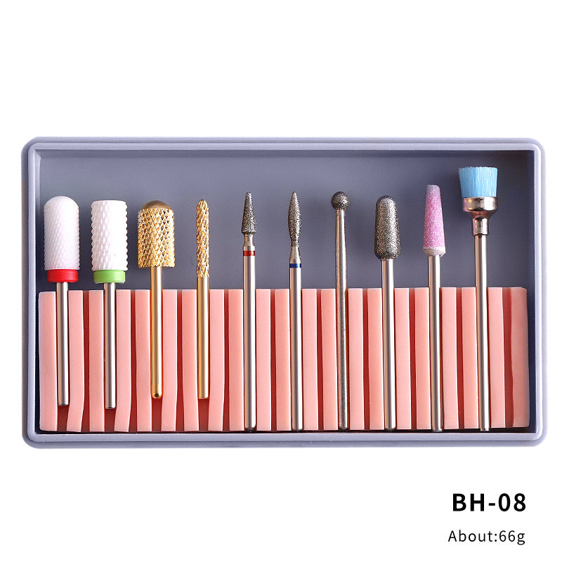 Nail Drill Bits Set-BH01-08 - YokefellowBeauty