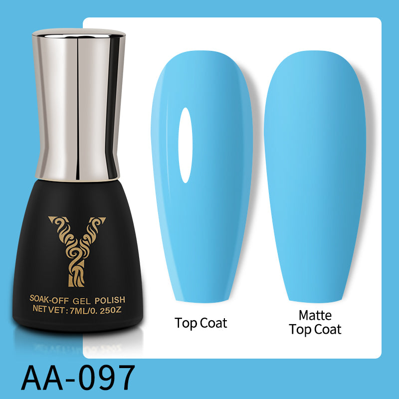 7ml 128 colors solid color nail gel polish (AA065-AA128) - YokefellowBeauty